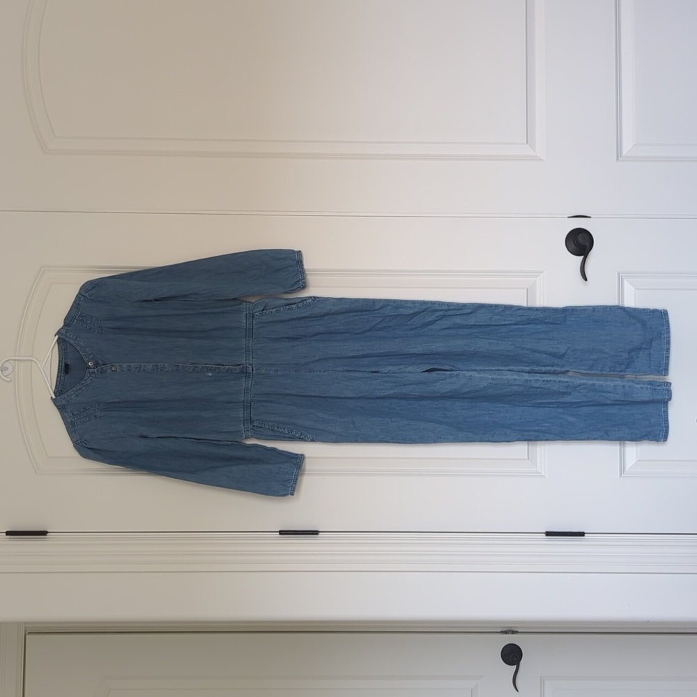 Girls denim jumpsuit